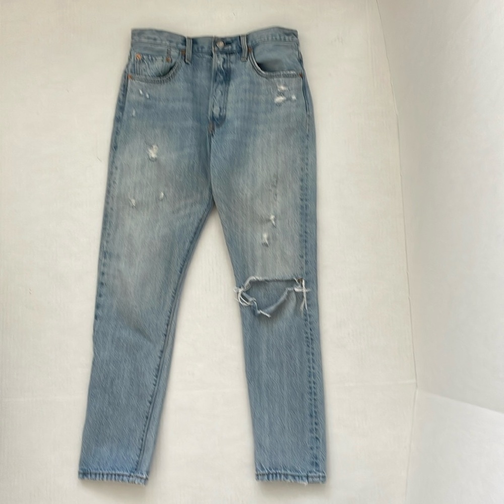 Levi’s 501 Skinny Women’s Distressed Button Fly Jeans 29x29